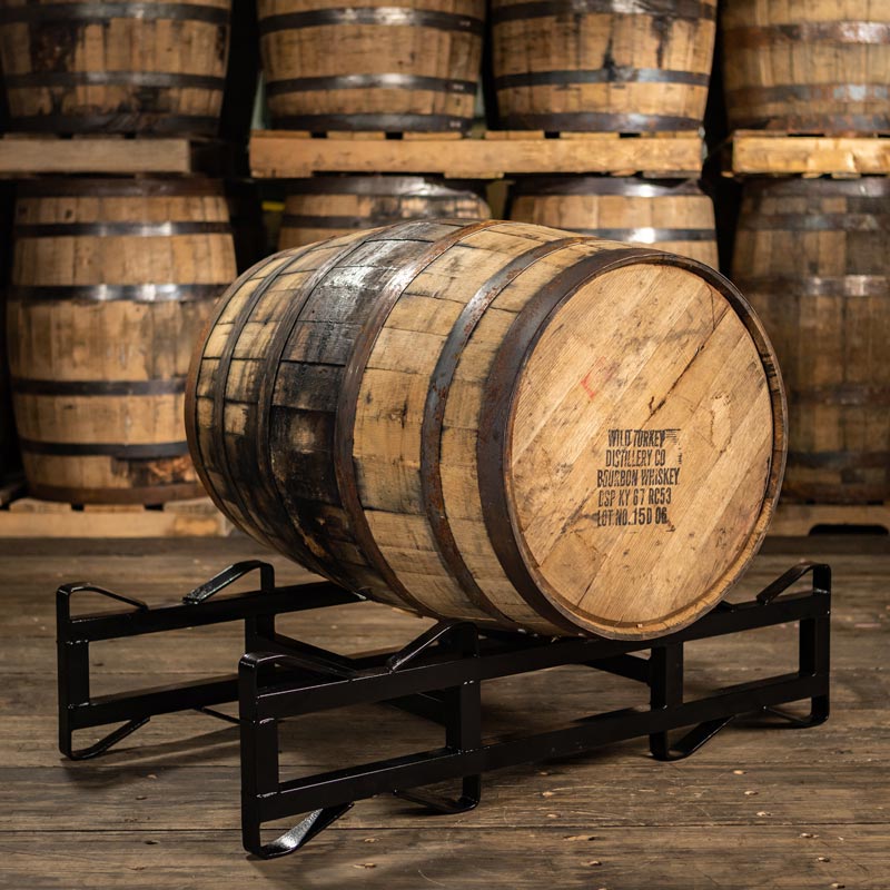 53 Gallon - 12 Year Wild Turkey Bourbon Barrel - Fresh Dumped, Once Used