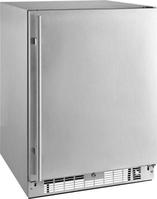 Insignia™ - 5.4 Cu. Ft. Indoor/Outdoor Mini Fridge - Stainless steel