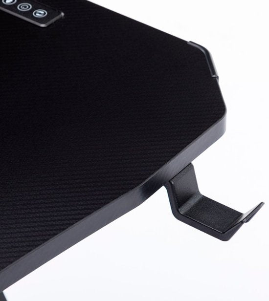 X Rocker - Cobra Gaming Desk with RGB Lighting - Black